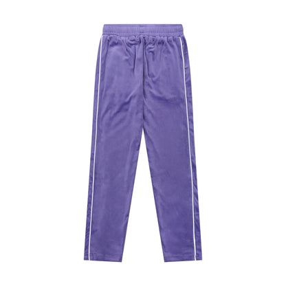 WOMEN'S VELOUR JOGGERS | PURPLE