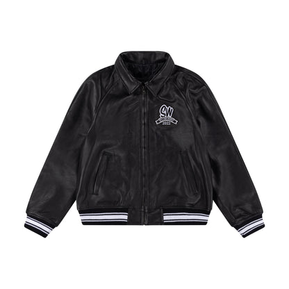MEN'S LEATHER JACKET | BLACK
