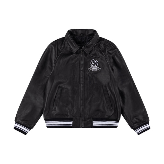 MEN'S LEATHER JACKET | BLACK