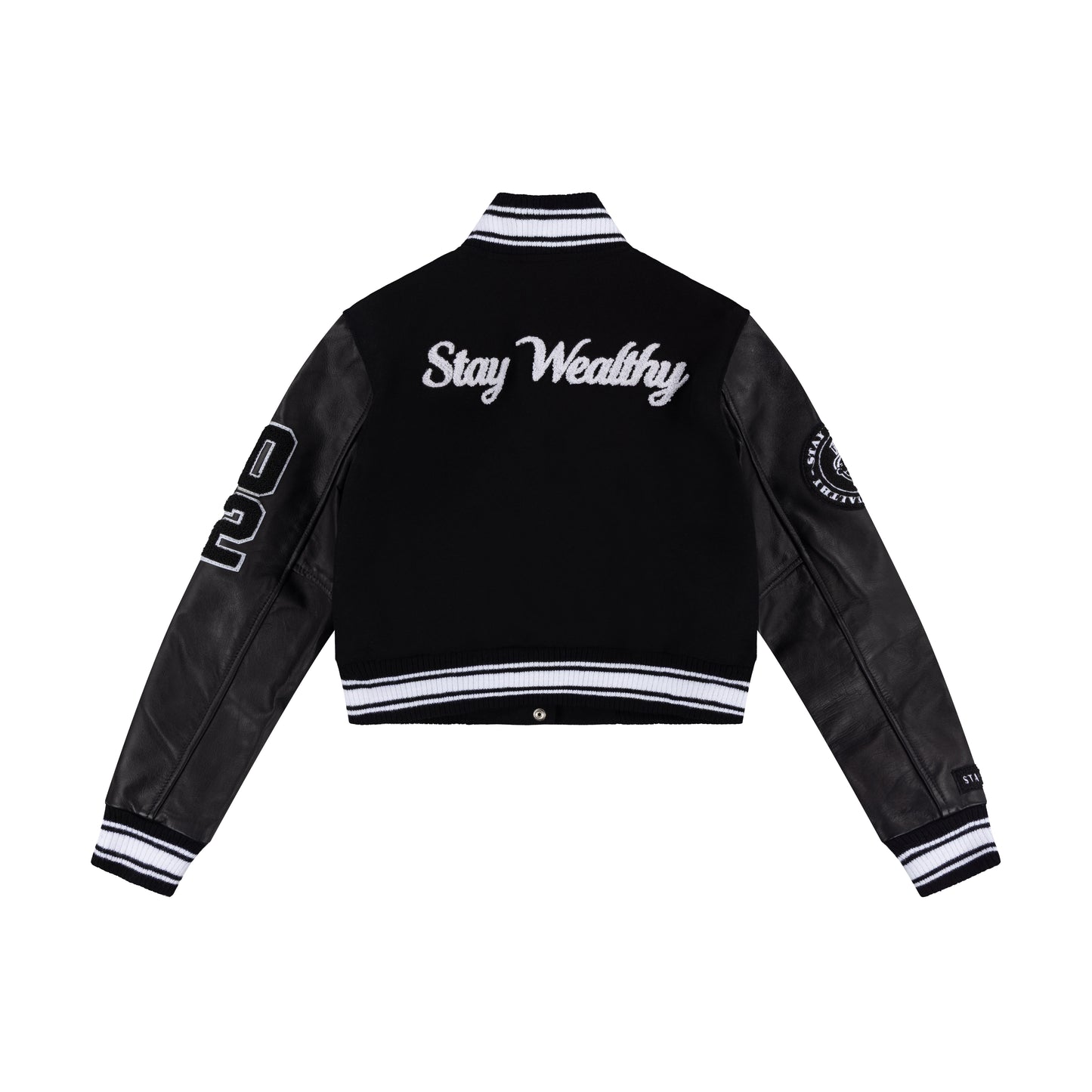 WOMEN'S VARSITY JACKET | BLACK