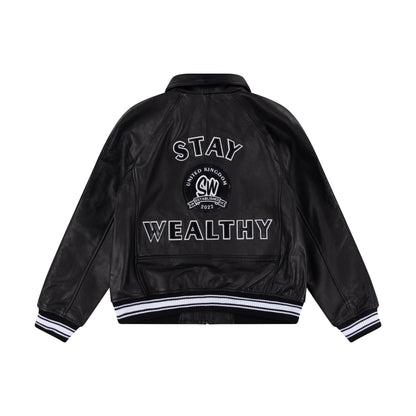 MEN'S LEATHER JACKET | BLACK