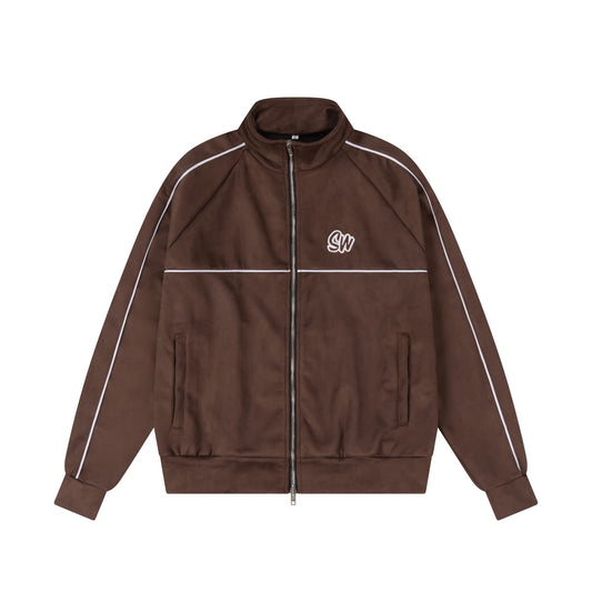 MEN'S VELOUR SWEATSHIRT | BROWN