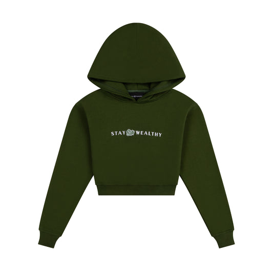 WOMEN'S ESSENTIAL HOODIE | FOREST GREEN