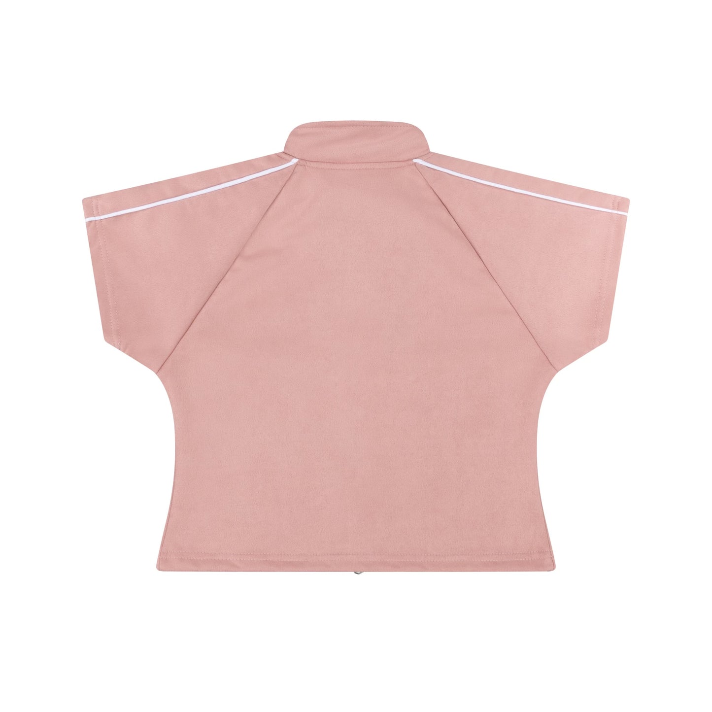 WOMEN'S VELOUR CROP TOP | PINK