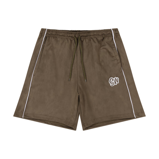 MEN’S VELOUR SHORTS | KHAKI