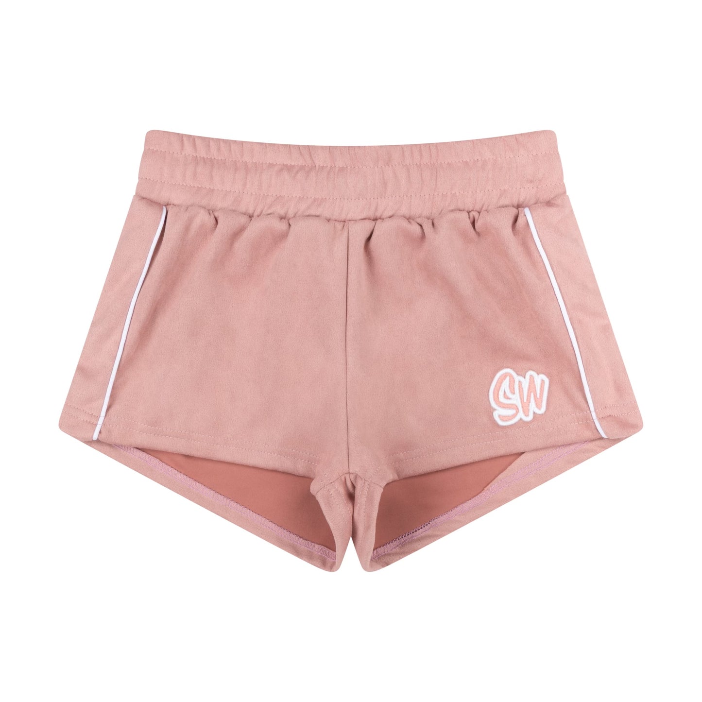 WOMEN'S VELOUR SHORTS | PINK