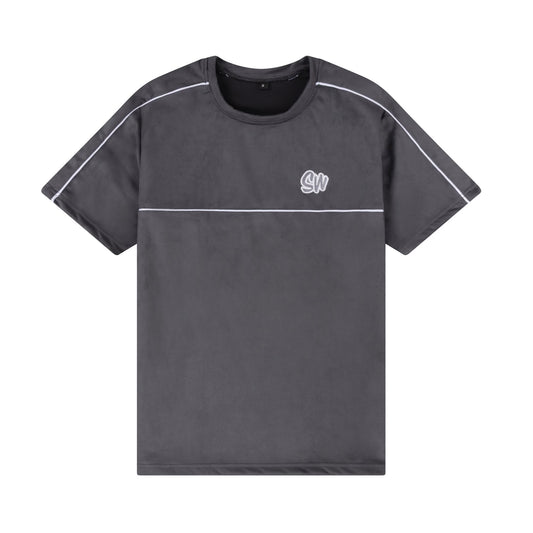 MEN'S VELOUR T-SHIRT | GREY