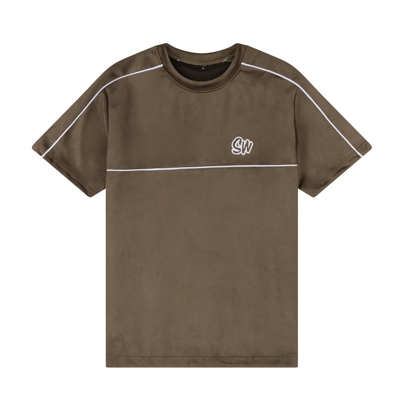 MEN’S VELOUR T-SHIRT | KHAKI