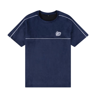 MEN'S VELOUR T-SHIRT | NAVY