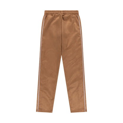 MEN’S VELOUR JOGGERS | COFFEE BROWN