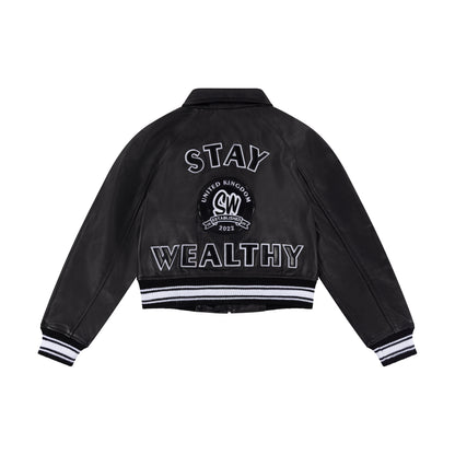 WOMEN'S LEATHER JACKET | BLACK