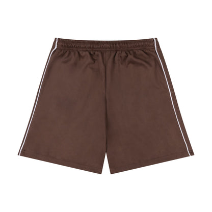 MEN'S VELOUR SHORTS | BROWN