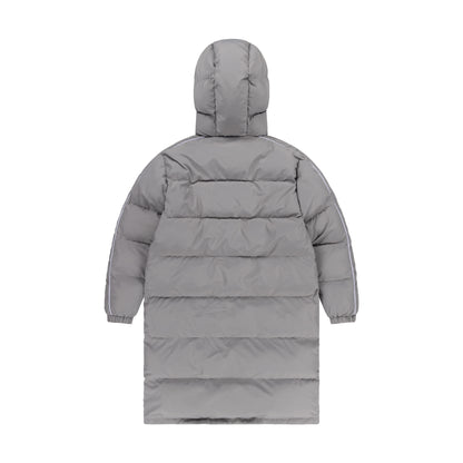 SUPER SOFT LONG PUFFER JACKET | GREY