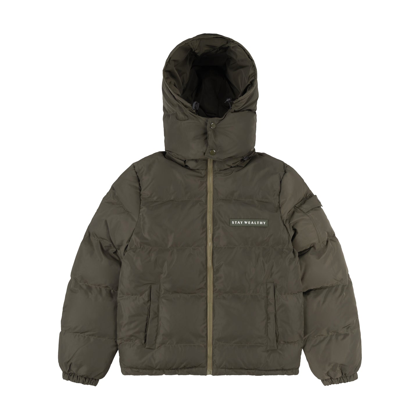 NYLON PUFFER JACKET | KHAKI