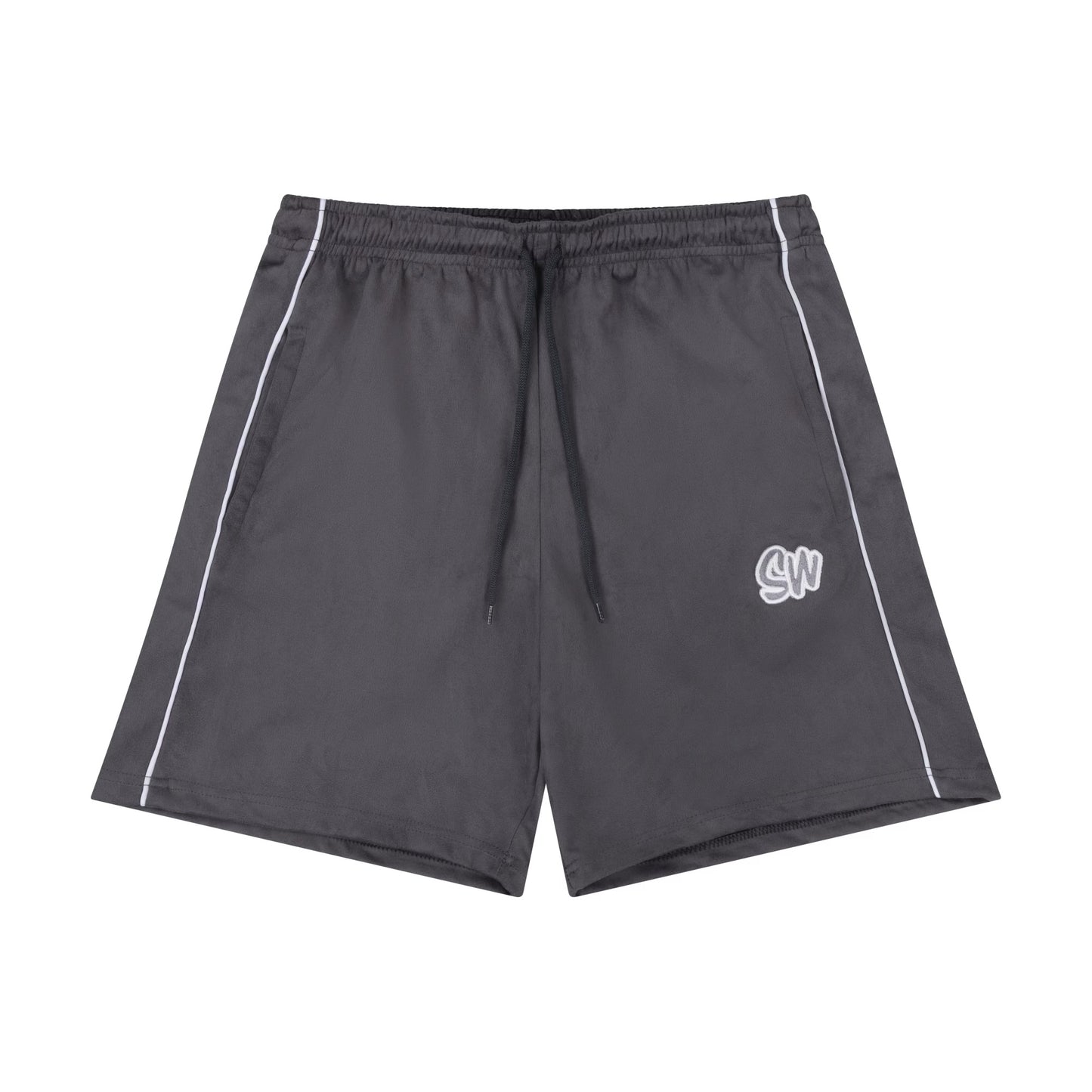 MEN'S VELOUR SHORTS | GREY