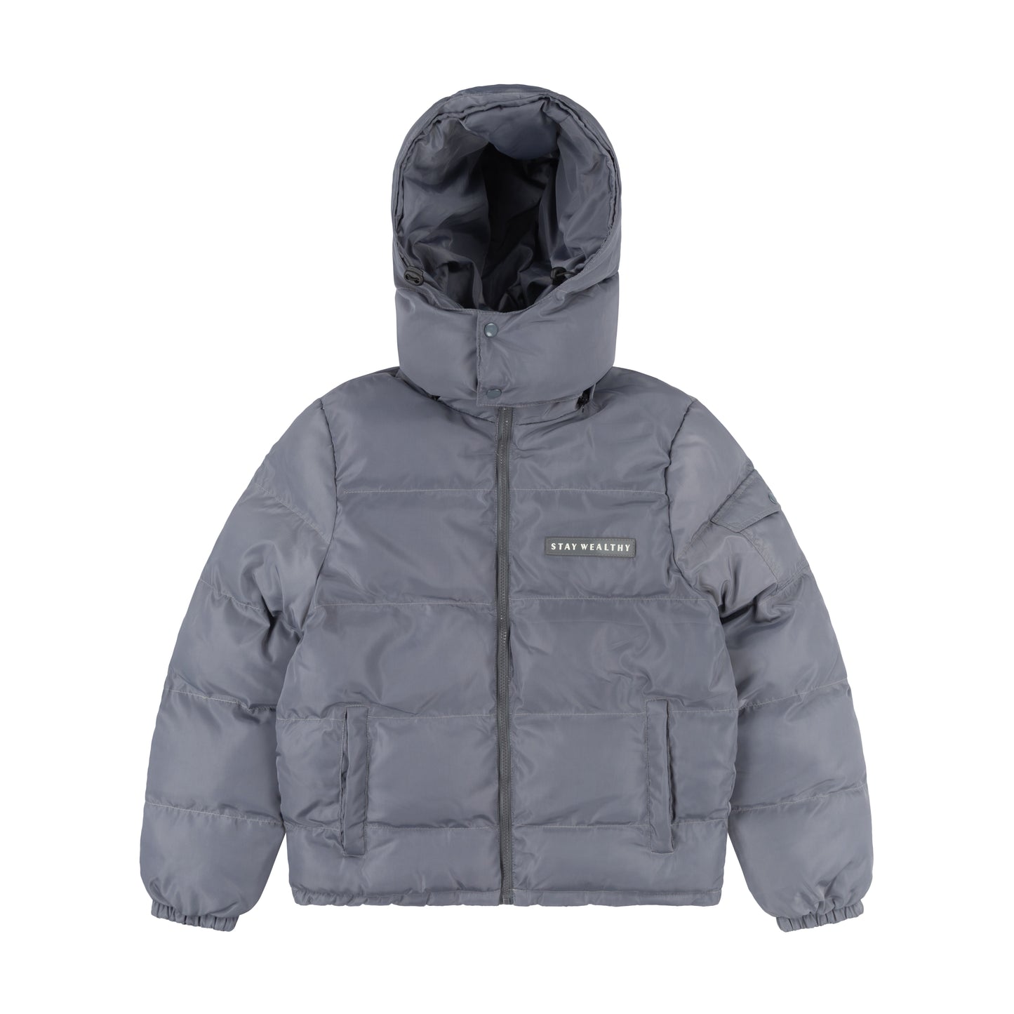 NYLON PUFFER JACKET | GREY
