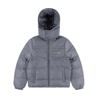 NYLON PUFFER JACKET | GREY