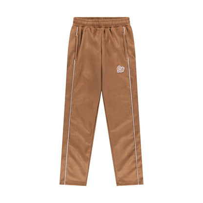 MEN’S VELOUR JOGGERS | COFFEE BROWN