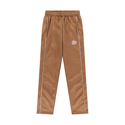 MEN’S VELOUR JOGGERS | COFFEE BROWN