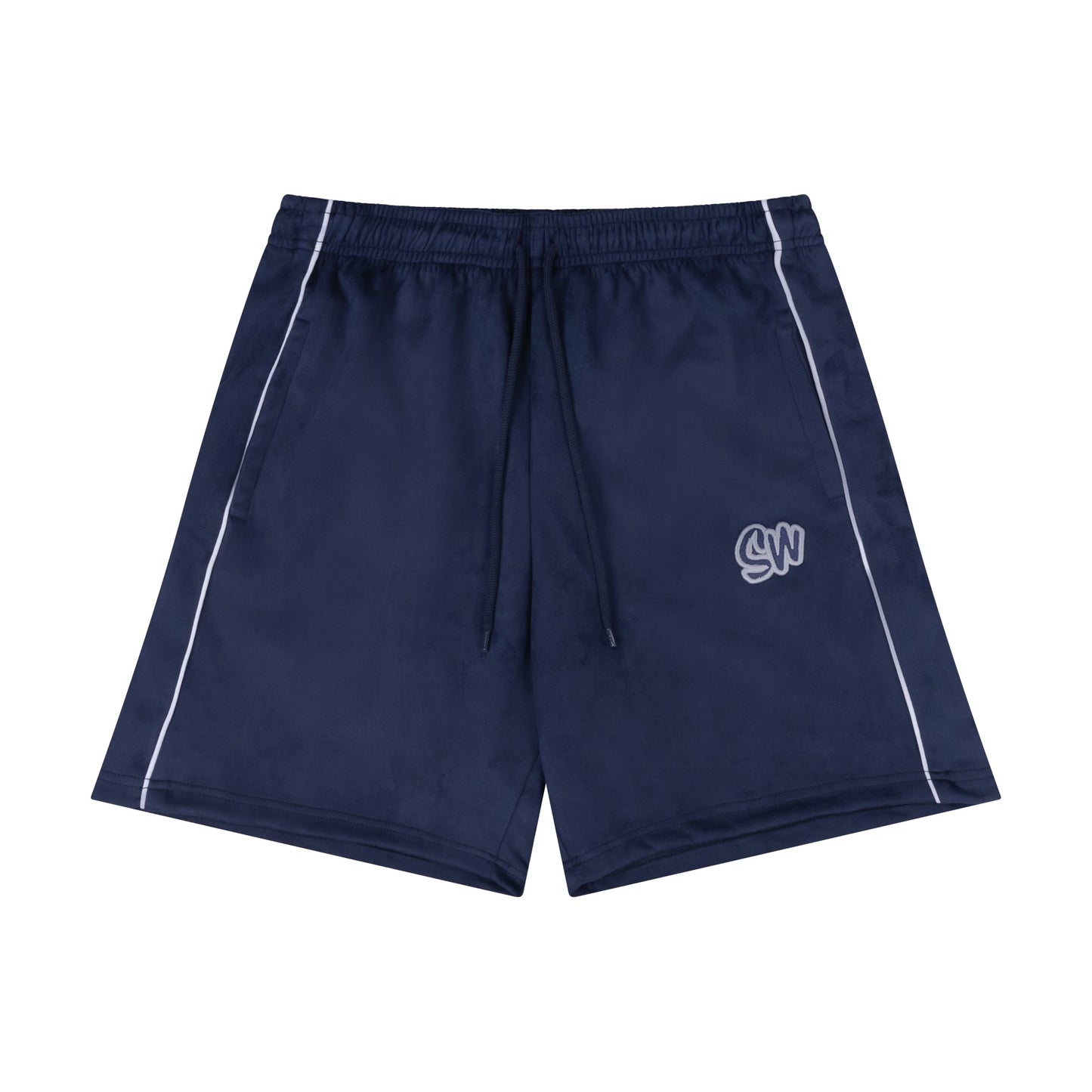MEN'S VELOUR SHORTS | NAVY