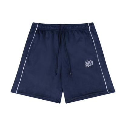 MEN'S VELOUR SHORTS | NAVY