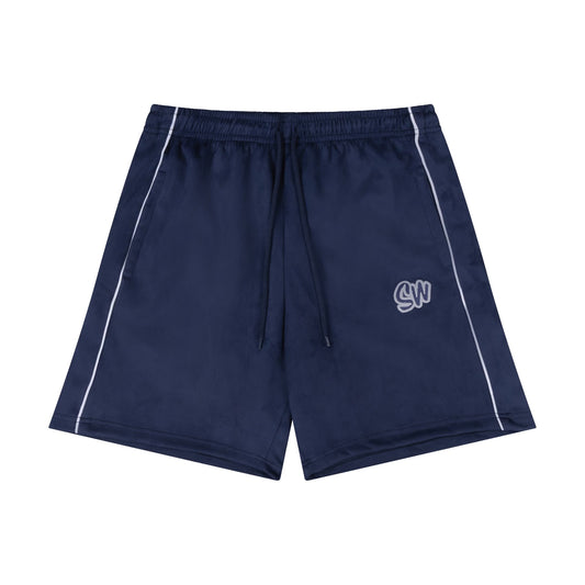 MEN'S VELOUR SHORTS | NAVY