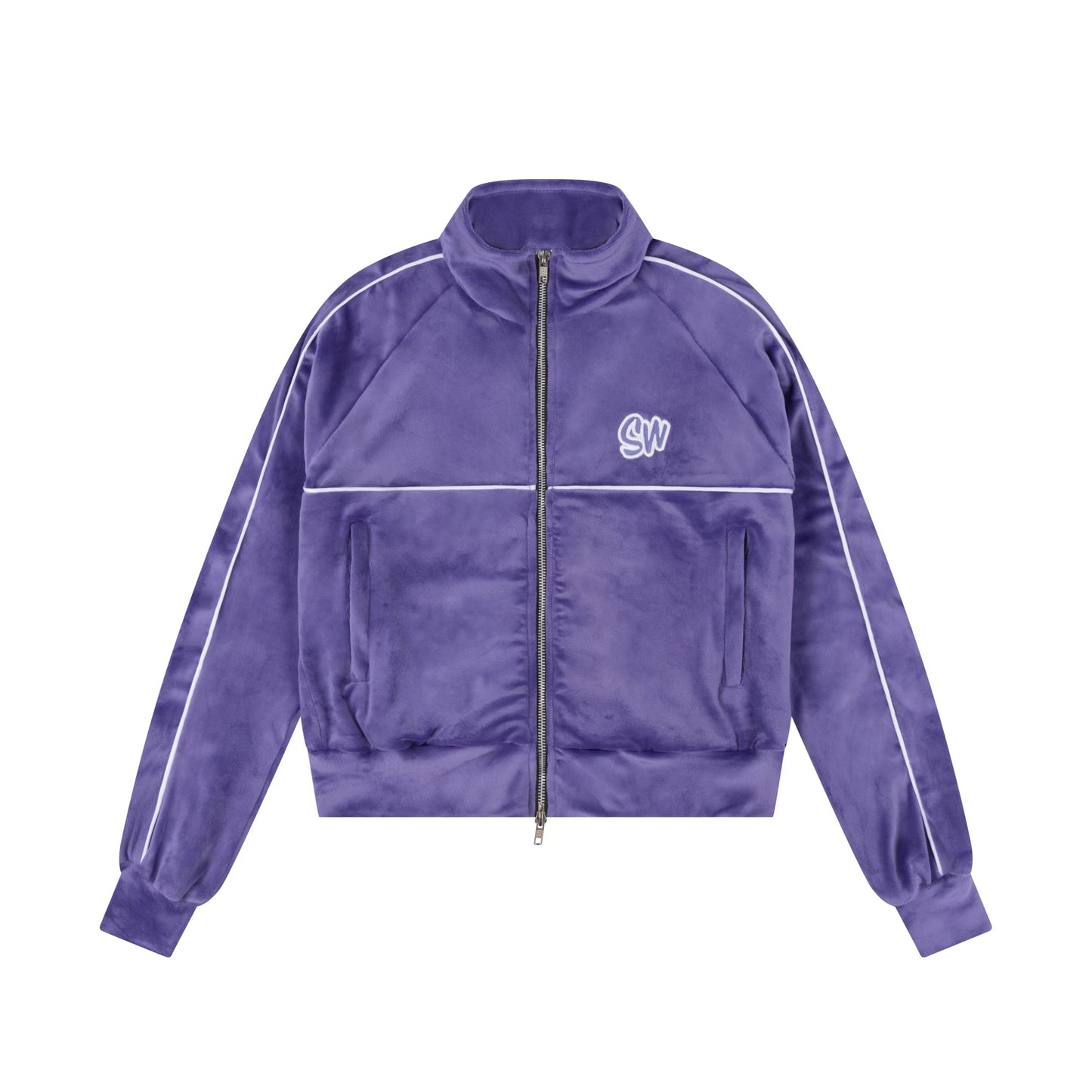 WOMEN'S VELOUR SWEATSHIRT | PURPLE