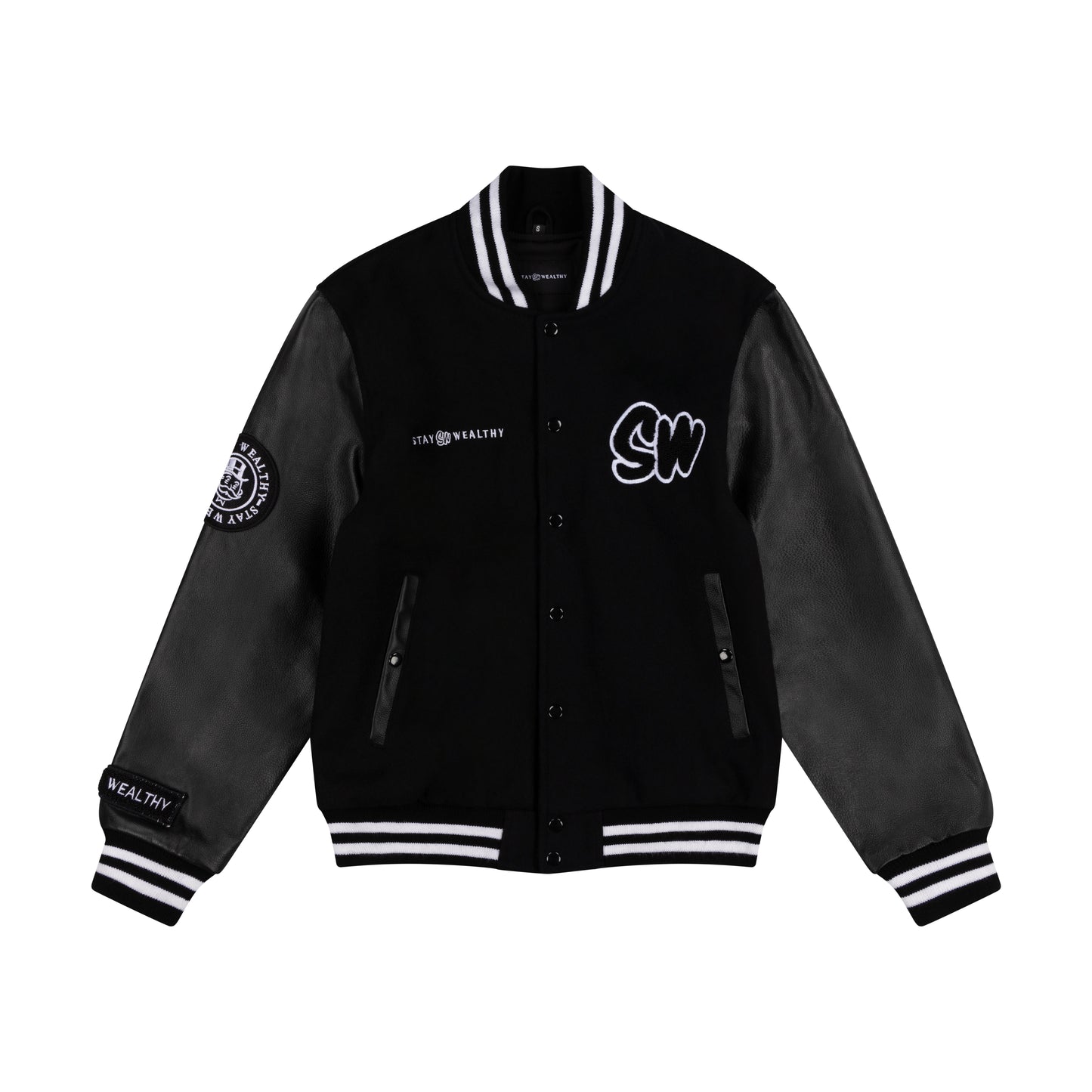 MEN'S VARSITY JACKET | BLACK