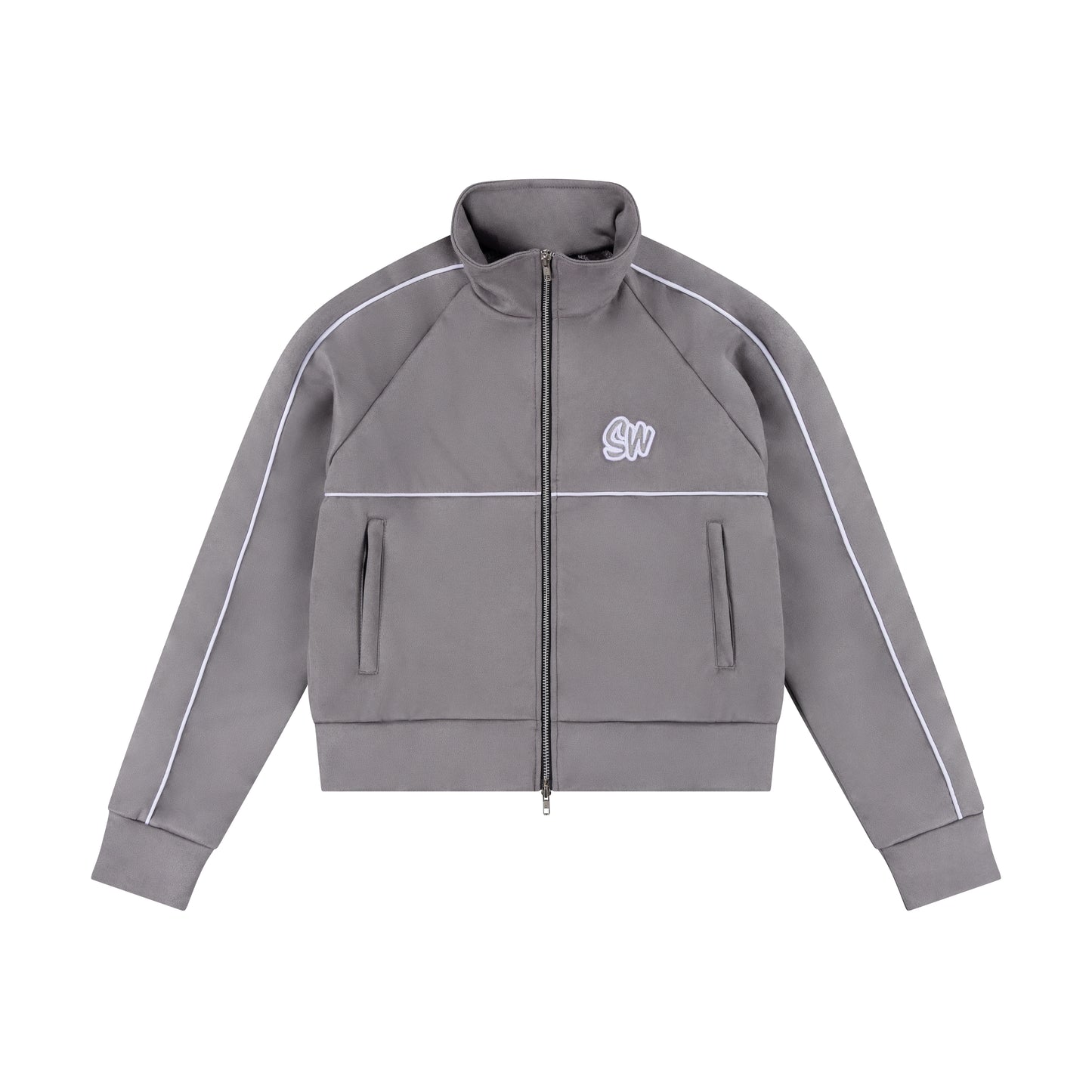 WOMEN’S VELOUR SWEATSHIRT | SILVER