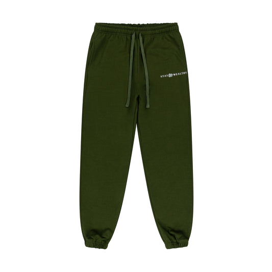 WOMEN'S ESSENTIAL JOGGERS | FOREST GREEN