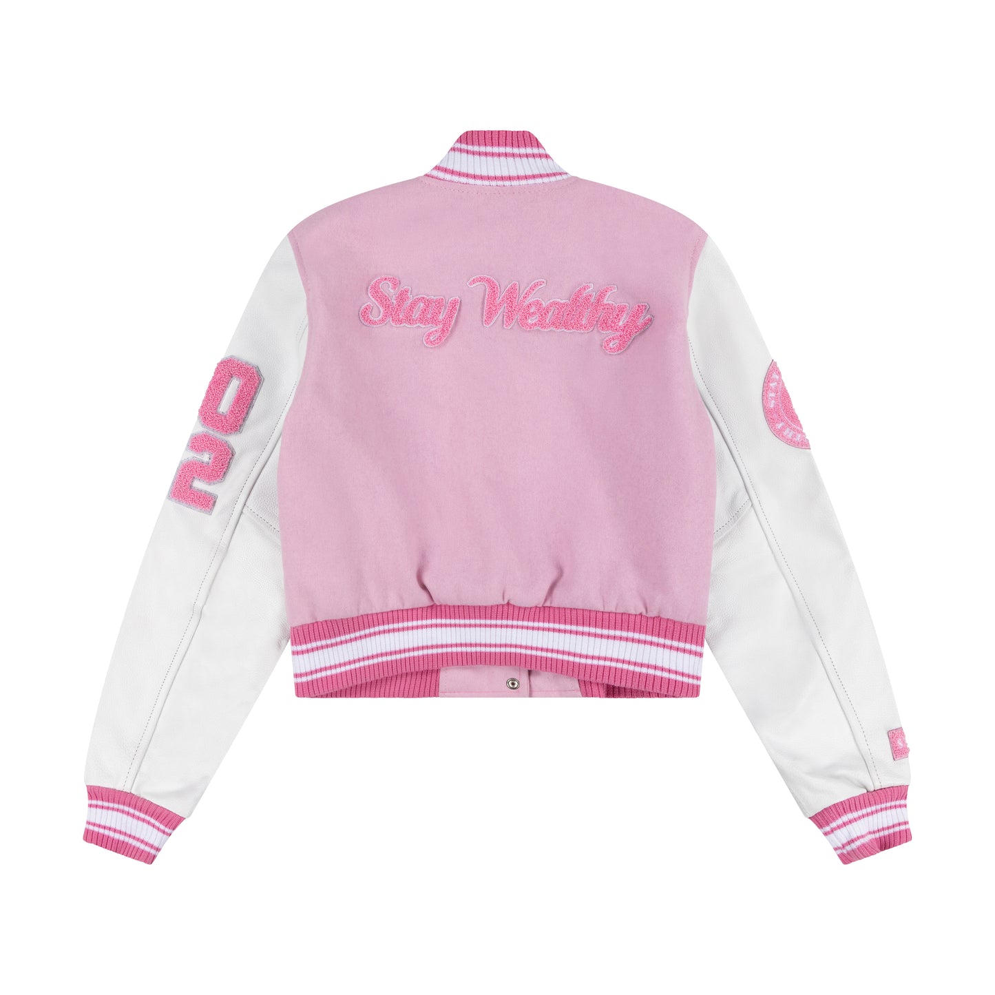 WOMEN'S VARSITY JACKET | PINK
