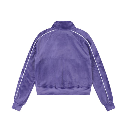 WOMEN'S VELOUR SWEATSHIRT | PURPLE