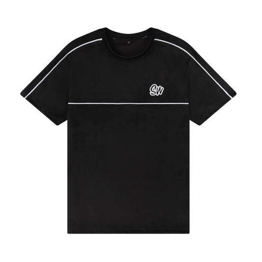 MEN'S VELOUR T-SHIRT | BLACK