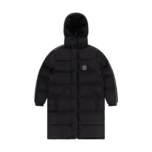 SUPER SOFT LONG PUFFER JACKET | BLACK