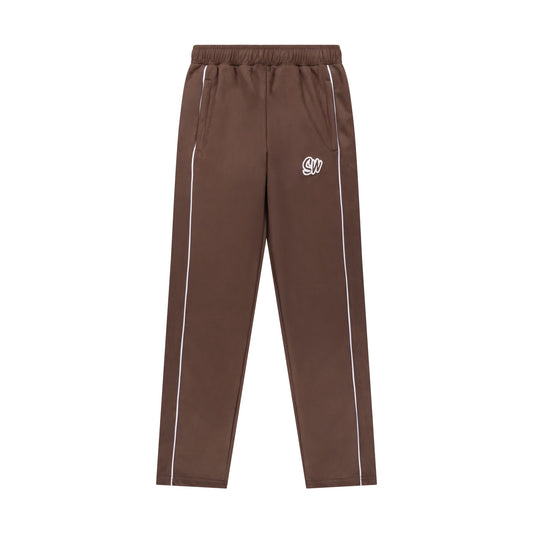 MEN'S VELOUR JOGGERS | BROWN
