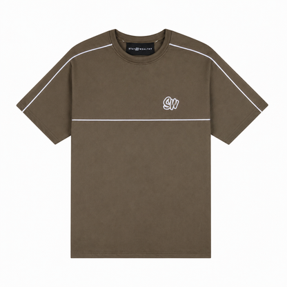 MEN’S VELOUR T-SHIRT | KHAKI